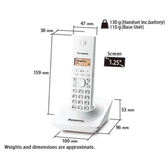 Panasonic KX-TG1711 Digital Cordless Phone (2)