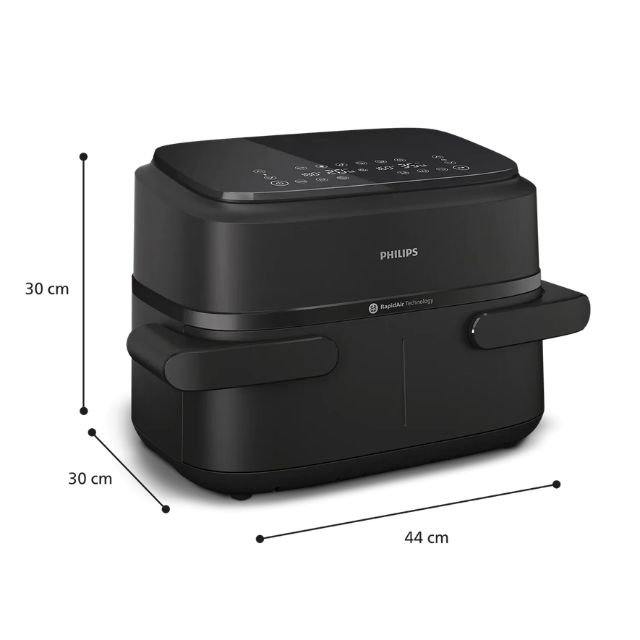 Philips 1000 Series Dual Basket Airfryer NA150_09 – 7.1L (4)