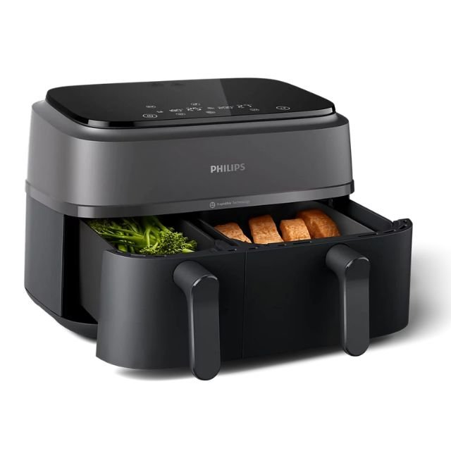 Philips 3000 Series Dual Basket Airfryer NA350_00 – 9L (2)