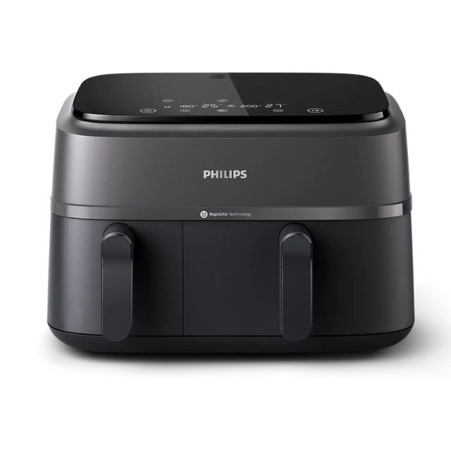 Philips 3000 Series Dual Basket Airfryer NA350_00 – 9L
